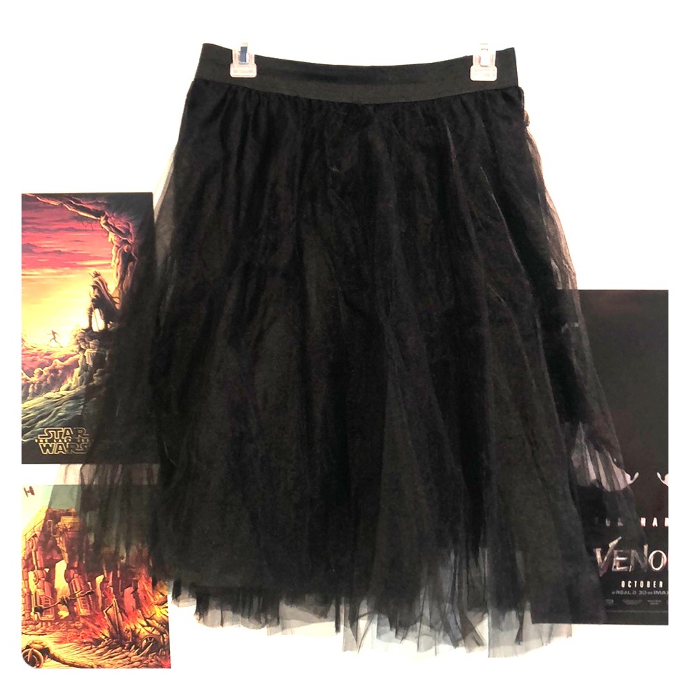 Black Tulle Skirt